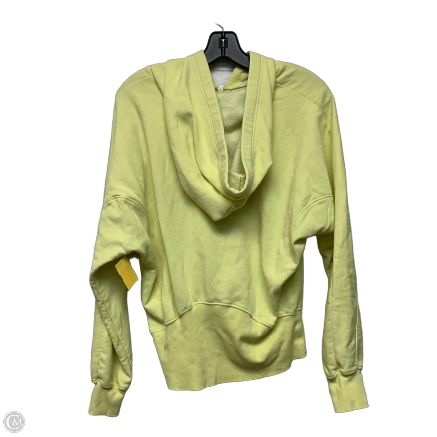 Sweatshirt Hoodie By Free People In Yellow, Size: S