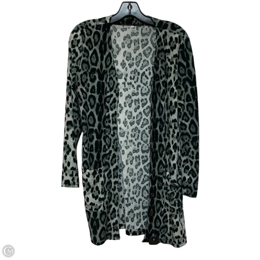 Cardigan In Animal Print, Size: S