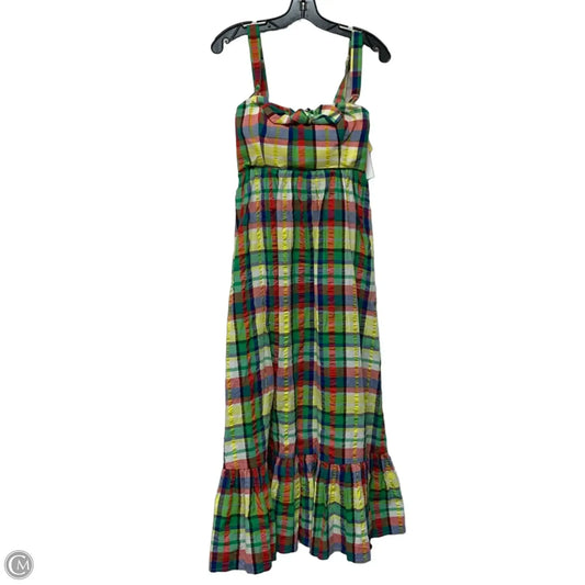 Dress Designer By Kate Spade In Checkered Pattern, Size: M