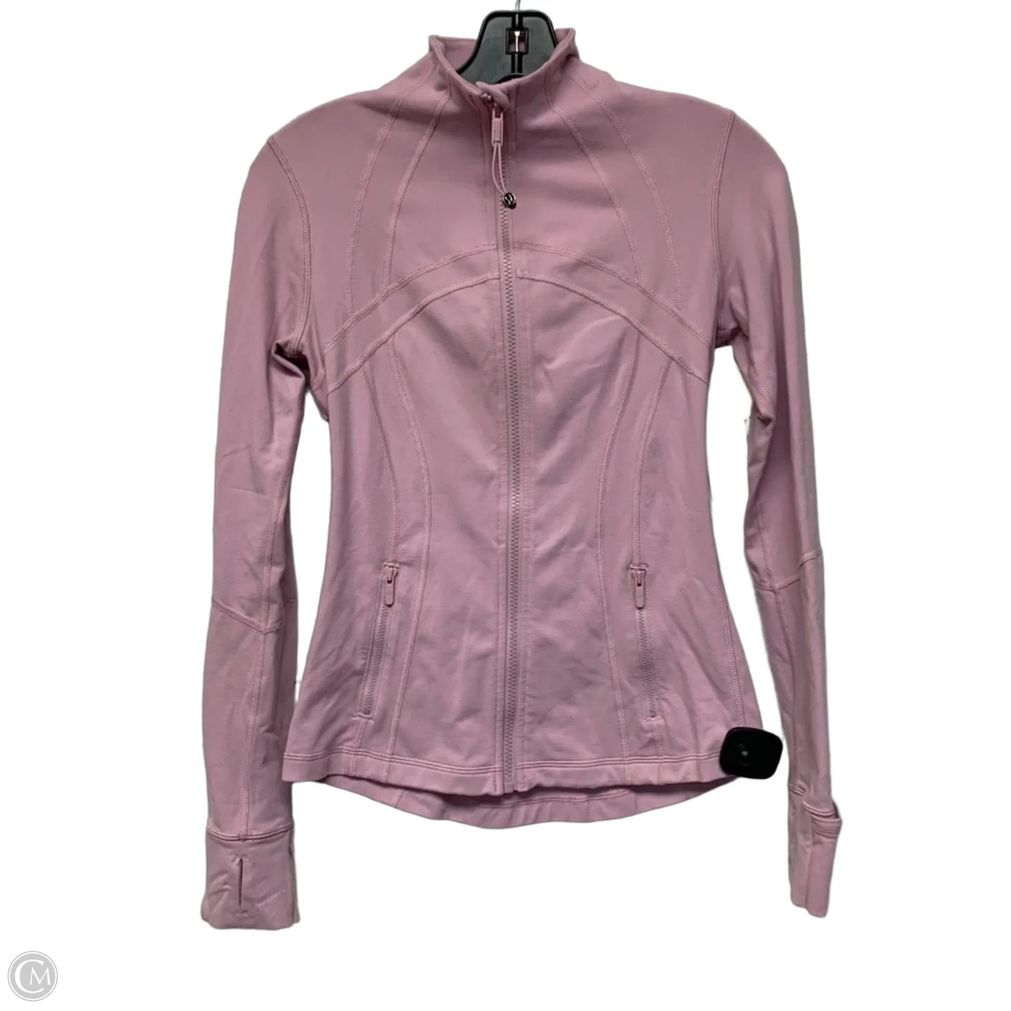 Athletic Jacket By Lululemon In Pink, Size: S