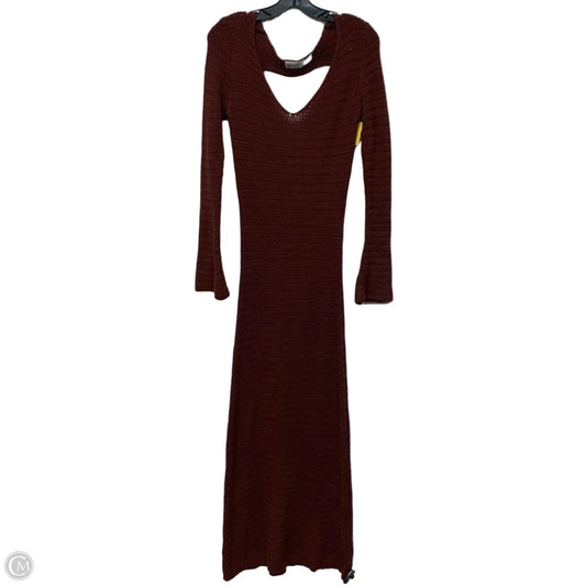 Dress Casual Maxi By Free People In Brown, Size: S