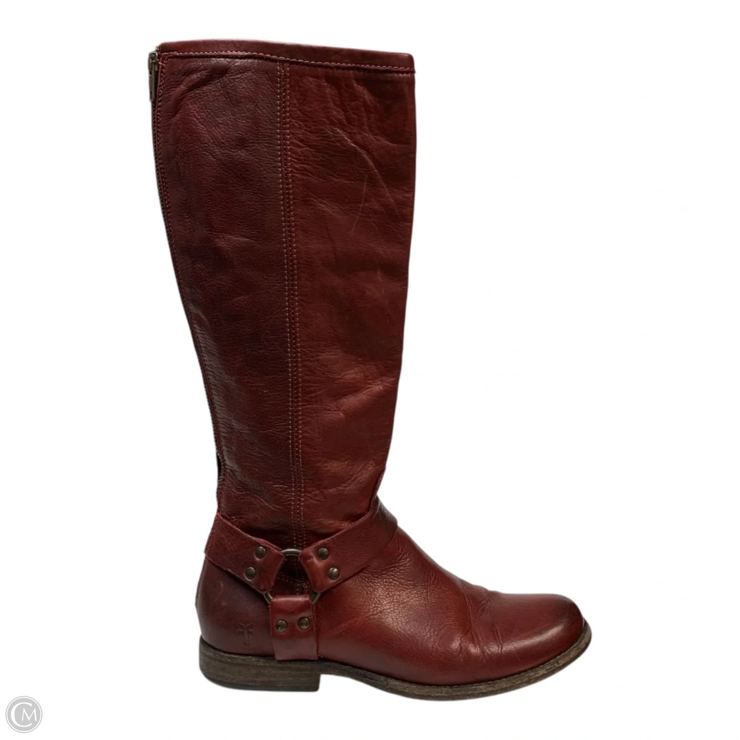 Boots Designer By Frye In Red, Size: 8