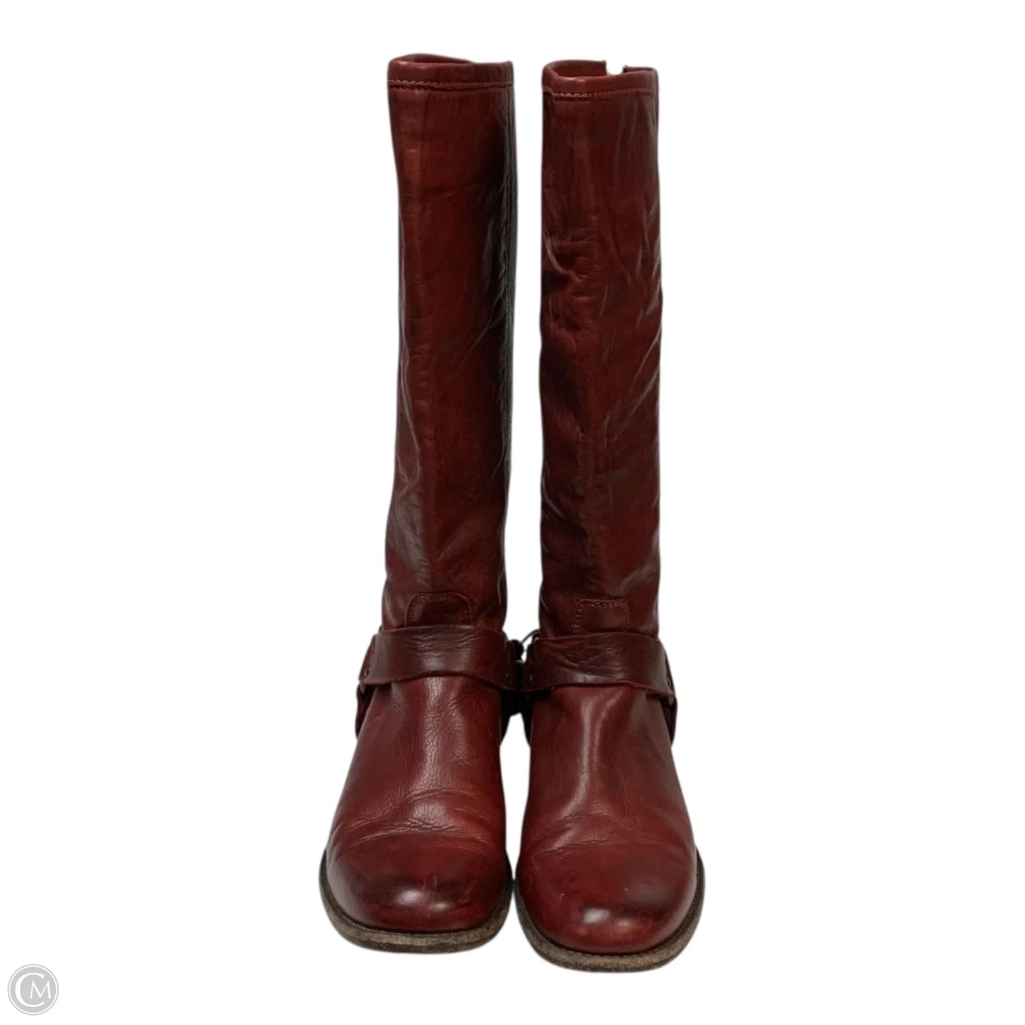 Boots Designer By Frye In Red, Size: 8