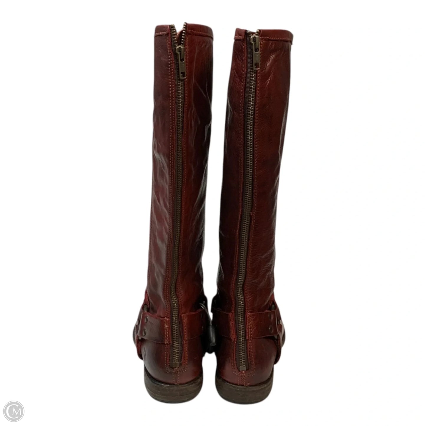 Boots Designer By Frye In Red, Size: 8