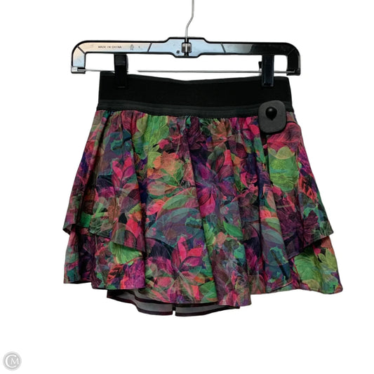 Athletic Skort By Lululemon In Multi-colored, Size: S