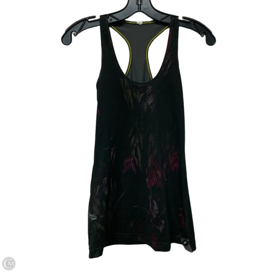 Athletic Tank Top By Lululemon In Green & Purple, Size: S