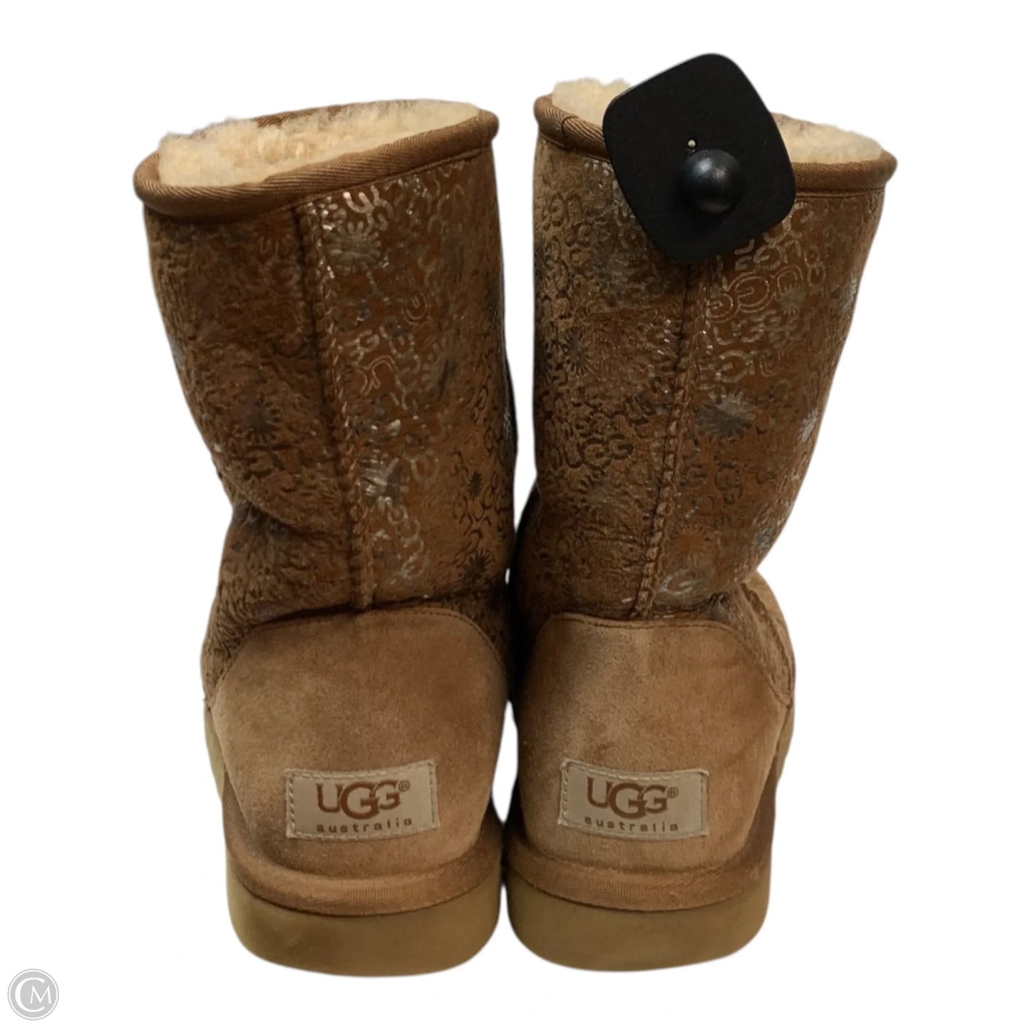 Boots Designer By Ugg In Brown, Size: 8