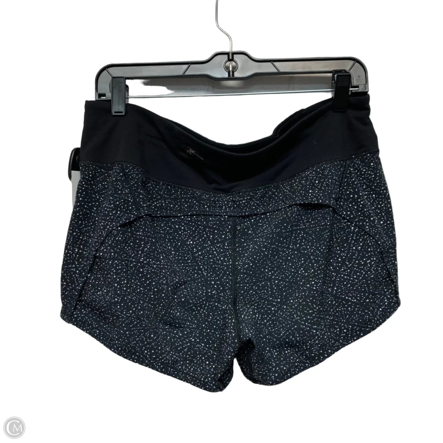 Athletic Shorts By Lululemon In Black & White, Size: M