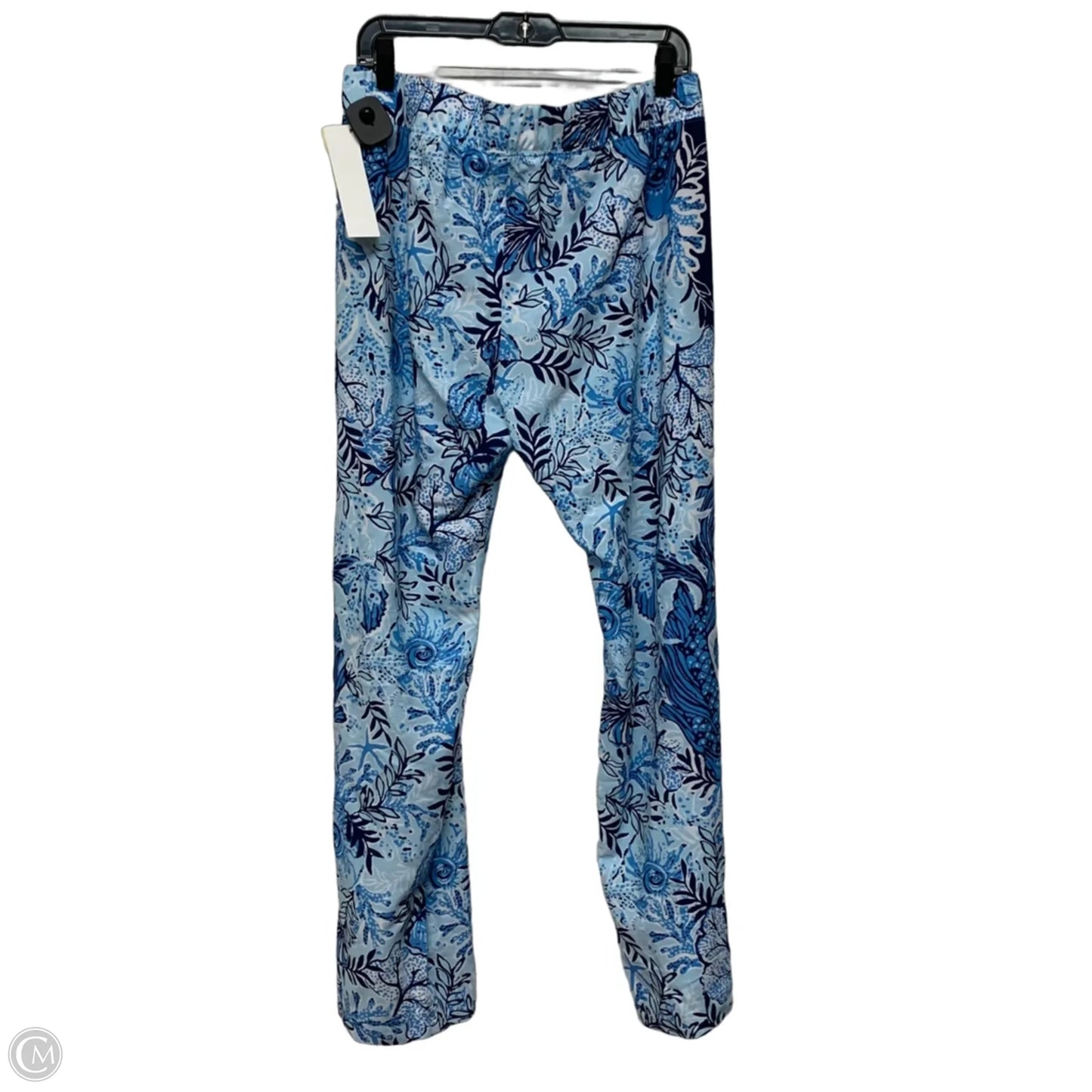 Pants Designer By Lilly Pulitzer In Blue & White, Size: 12
