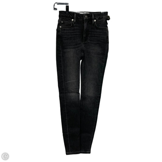 Jeans Skinny By Free People In Grey Denim, Size: 0
