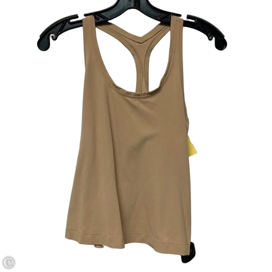 Athletic Tank Top By Lululemon In Tan, Size: M