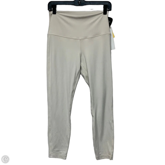 Athletic Leggings By Lululemon In Cream, Size: M