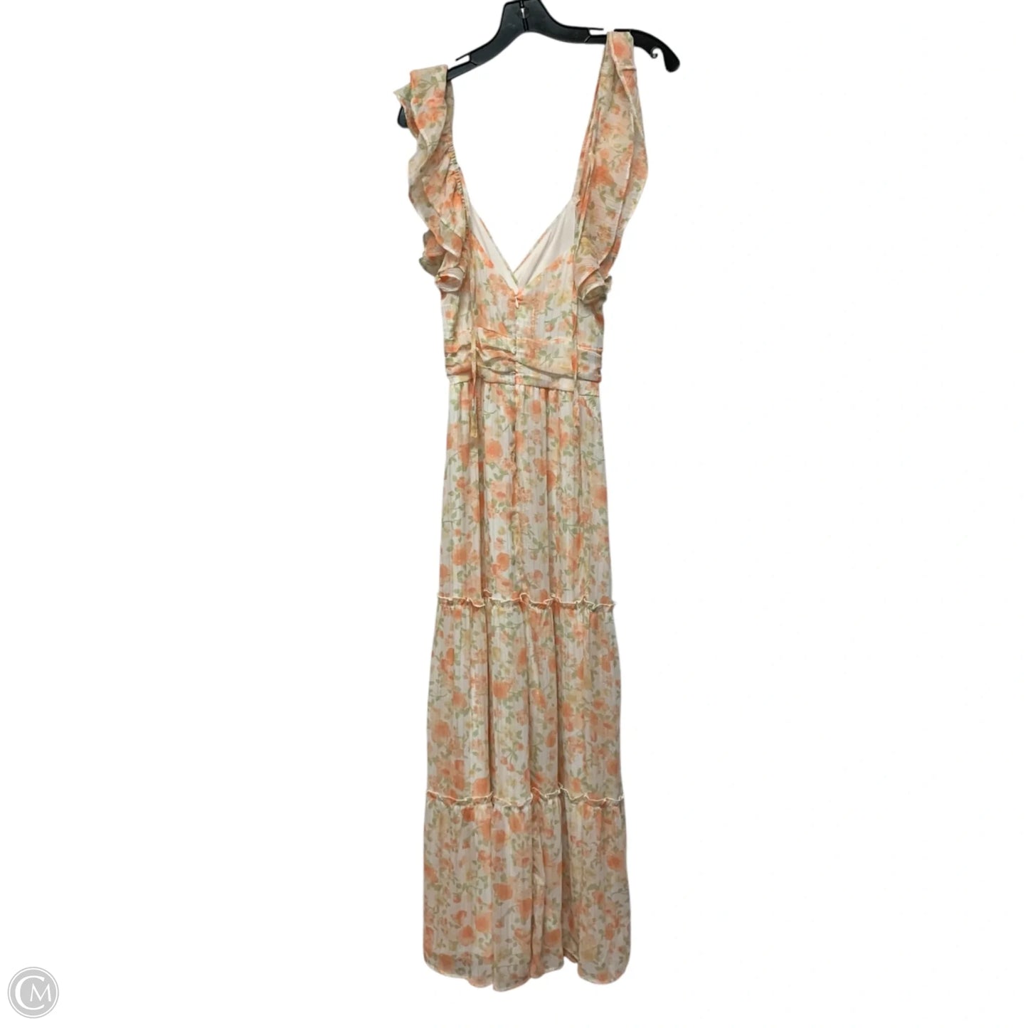 Dress Casual Maxi By Altard State In Orange & White, Size: S