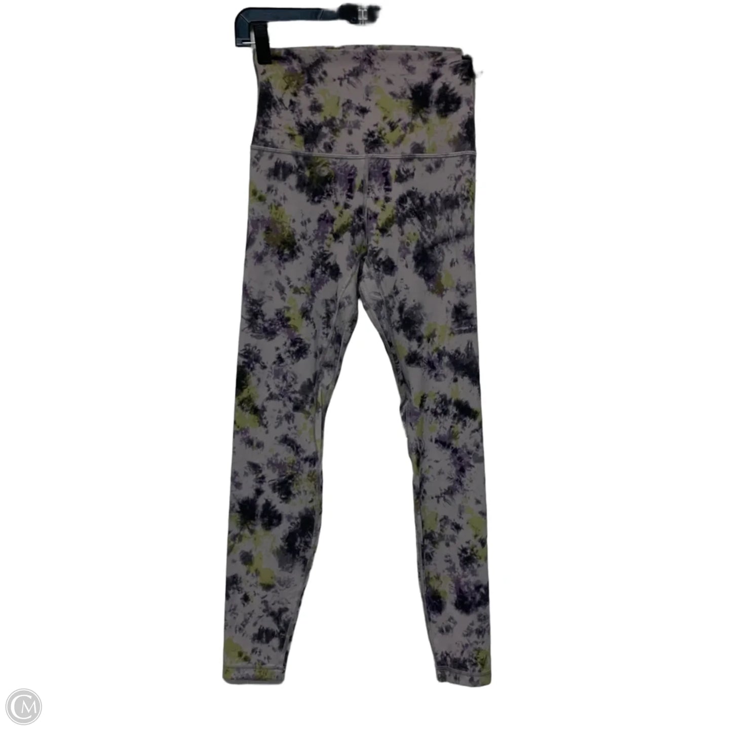 Athletic Leggings By Lululemon In Green & Purple, Size: S