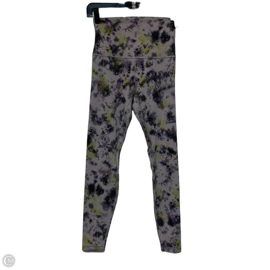 Athletic Leggings By Lululemon In Green & Purple, Size: S