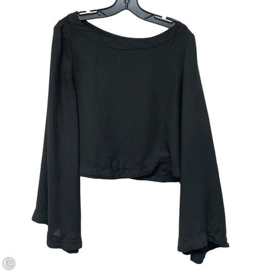 Blouse Long Sleeve By Free People In Black, Size: M