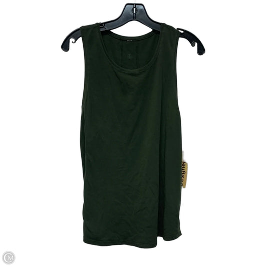 Athletic Tank Top By Lululemon In Green, Size: S