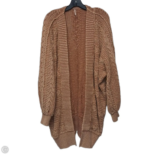 Sweater Cardigan By Free People In Orange, Size: S