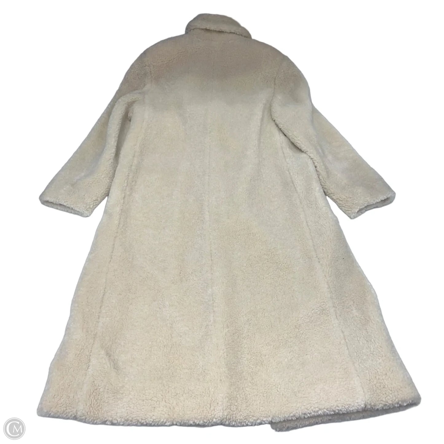 Coat Designer By Tory Burch In Cream, Size: L