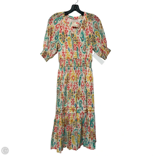Dress Casual Maxi By Anthropologie In Multi-colored, Size: Xsp