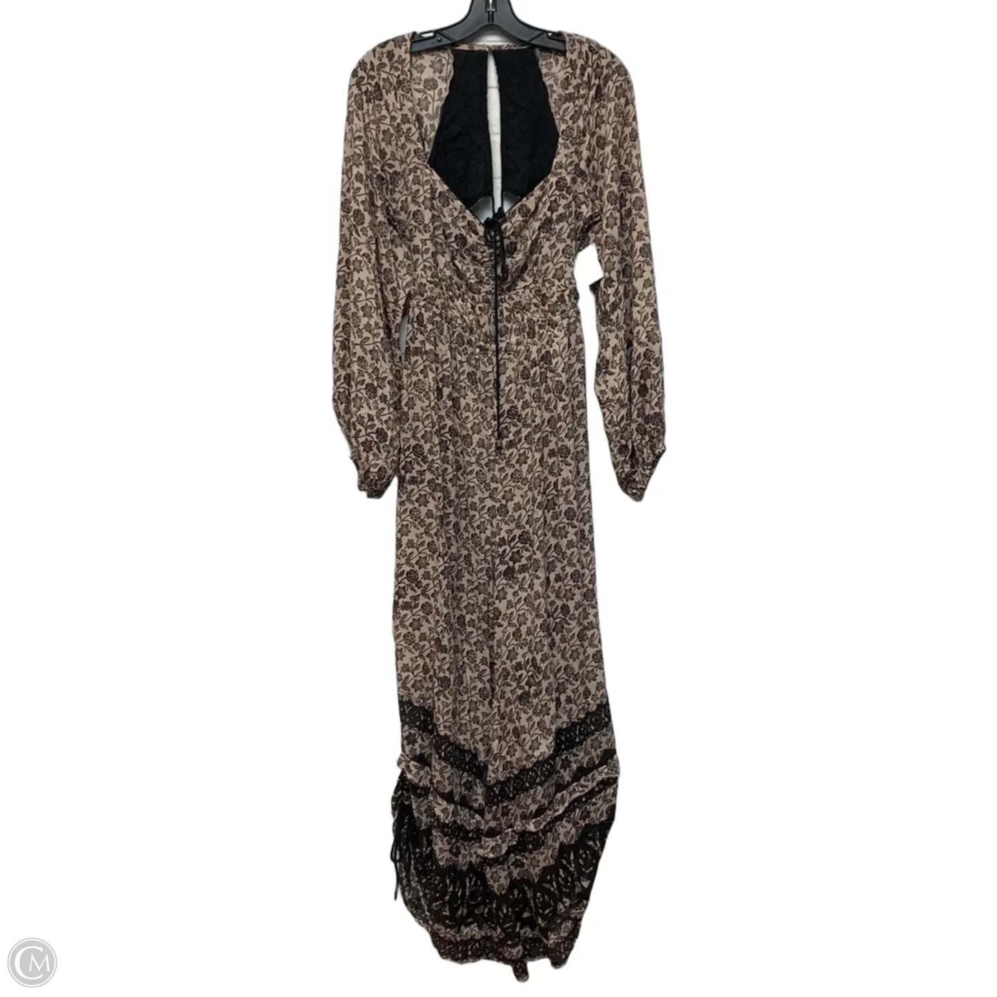 Jumpsuit By Free People In Black & Brown, Size: S