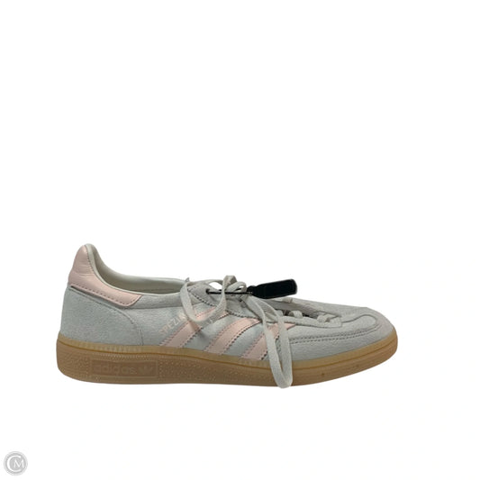 Shoes Sneakers By Adidas In Grey & Pink, Size: 7