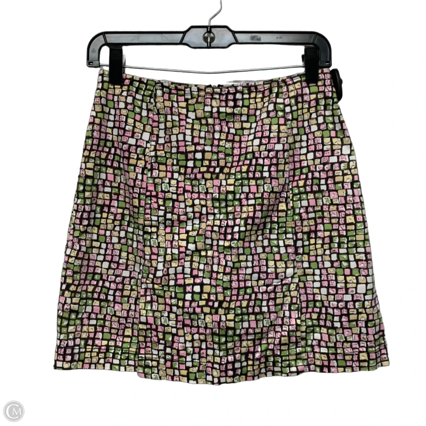 Skort By Harolds In Green & Pink, Size: Xs