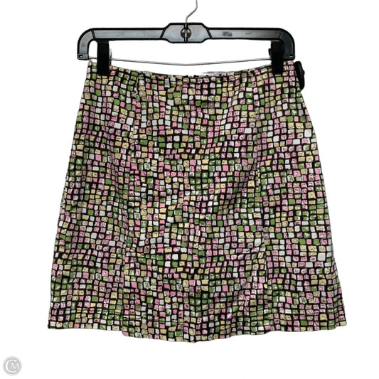 Skort By Harolds In Green & Pink, Size: Xs