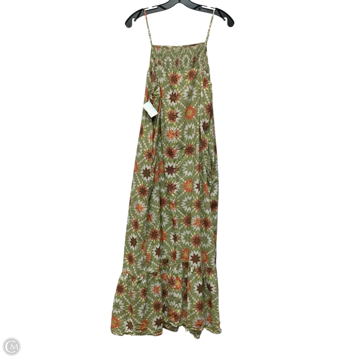 Dress Casual Maxi By Universal Thread In Green & Orange, Size: L