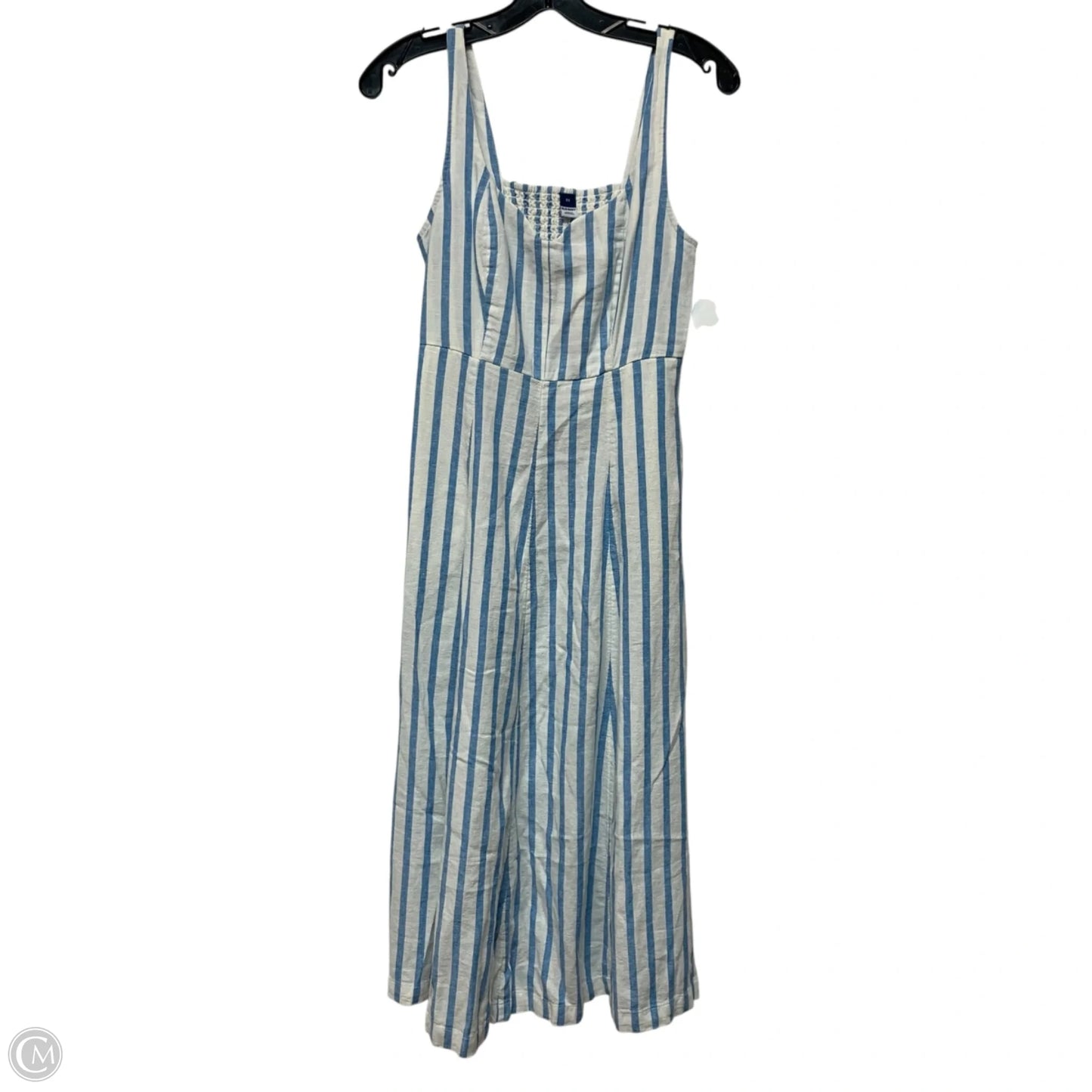 Dress Casual Maxi By Old Navy In Blue & White, Size: Xs