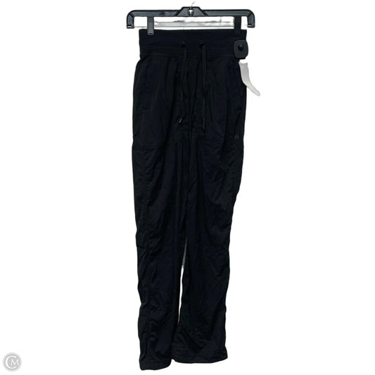 Athletic Pants By Lululemon In Black, Size: Xs