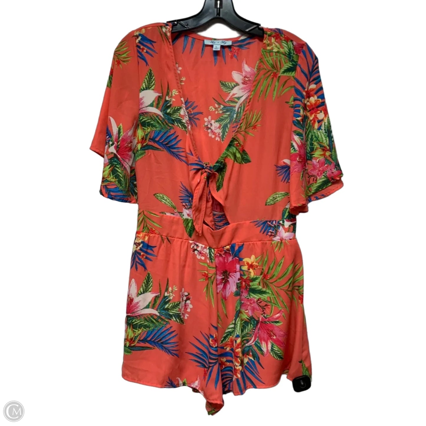 Romper By She + Sky In Pink, Size: L