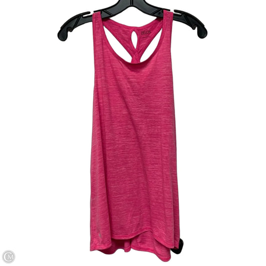Athletic Tank Top By Zelos In Pink, Size: L