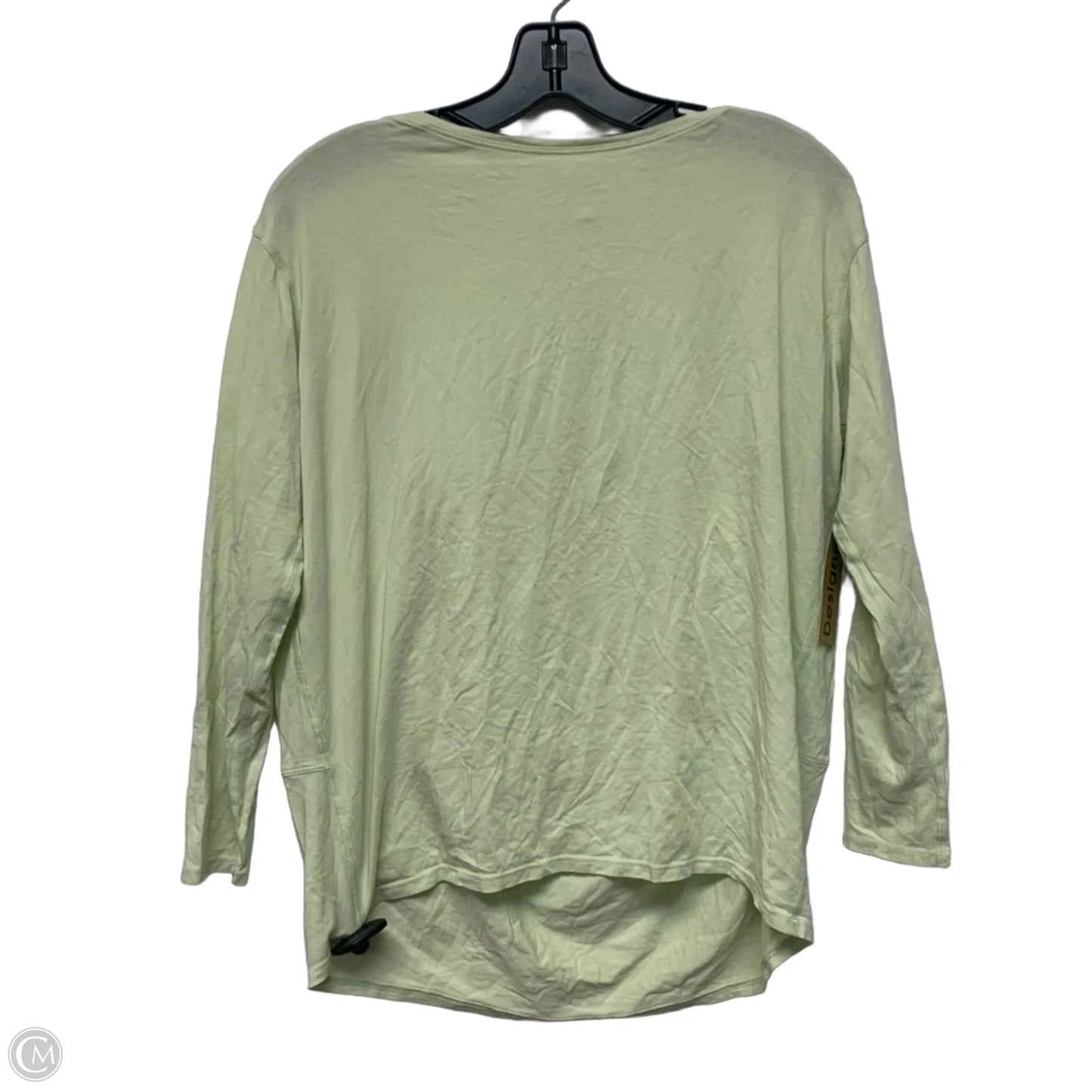 Athletic Top Long Sleeve Crewneck By Lululemon In Green, Size: S