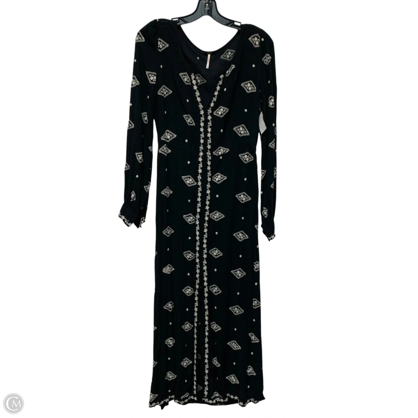 Dress Casual Maxi By Free People In Black, Size: Xs