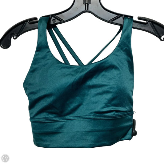 Athletic Bra By Lululemon In Teal, Size: Xs