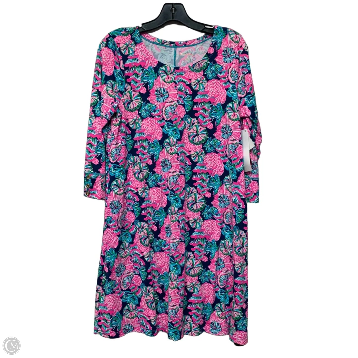 Dress Designer By Lilly Pulitzer In Blue & Pink, Size: M