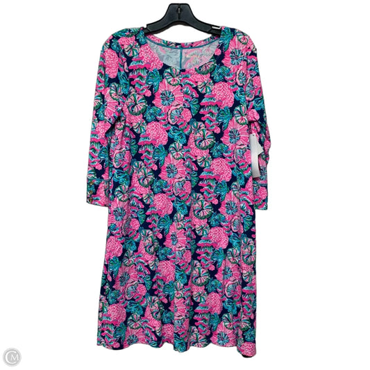 Dress Designer By Lilly Pulitzer In Blue & Pink, Size: M