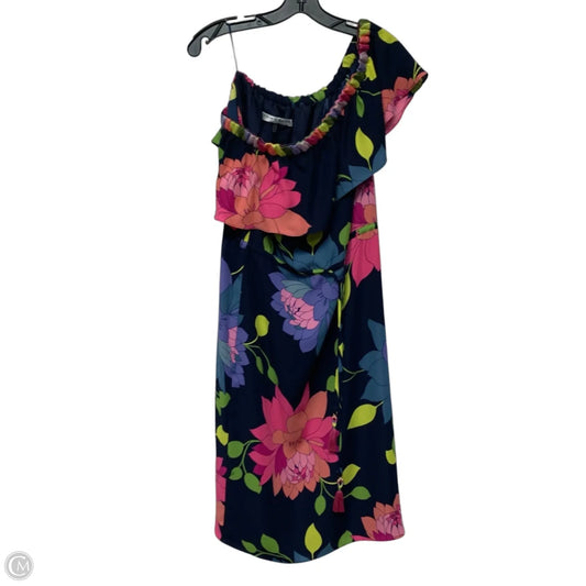 Dress Casual Midi By Trina Turk In Blue & Pink, Size: S