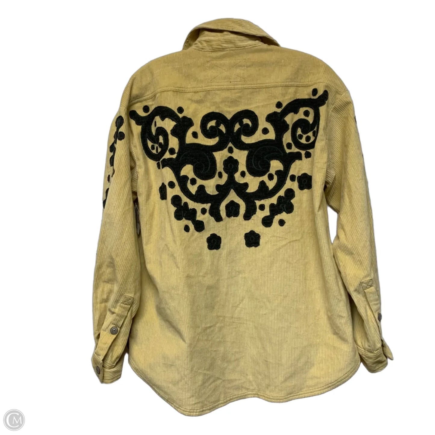 Jacket Shirt By We The Free In Yellow, Size: Xs