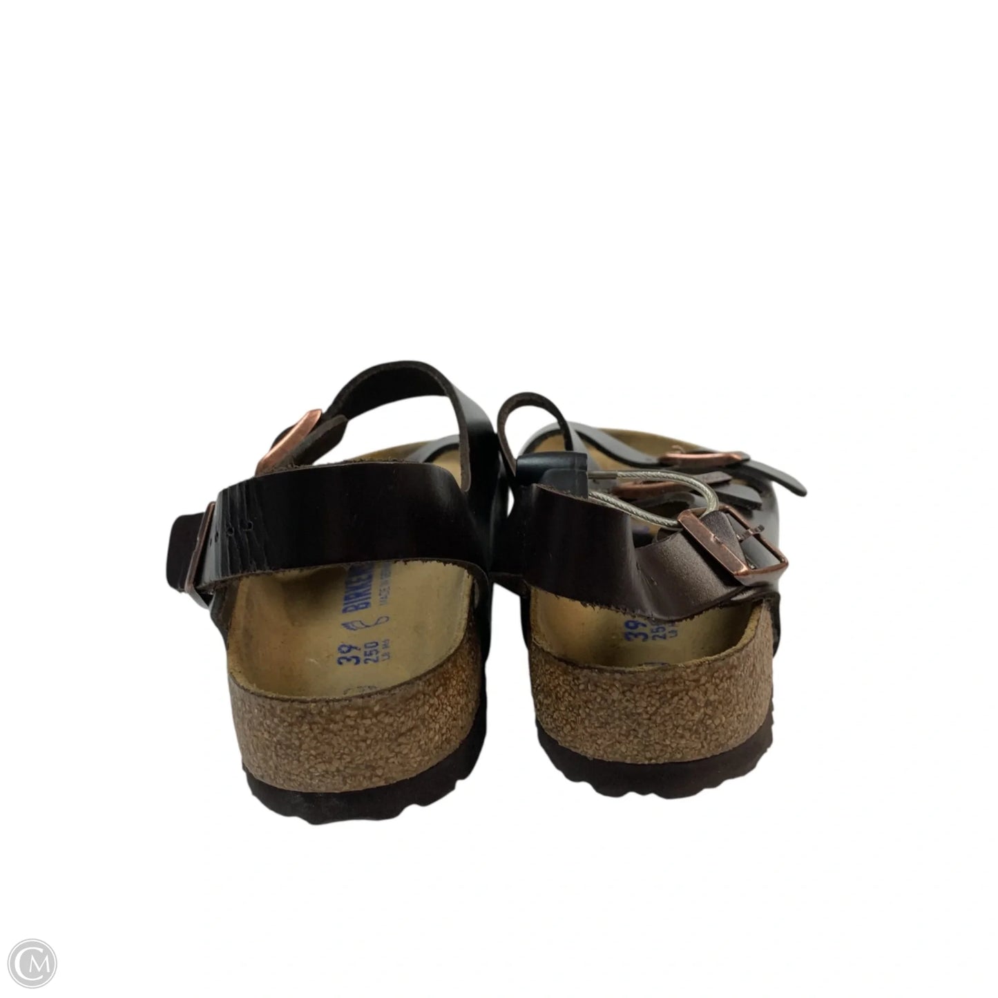 Sandals Flats By Birkenstock In Brown, Size: 8