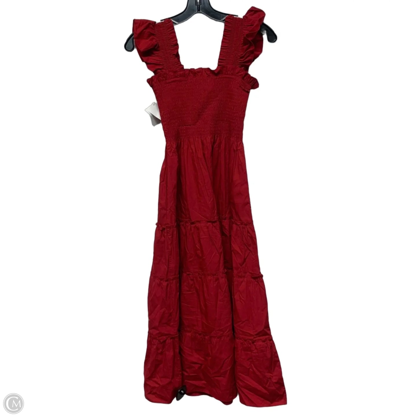 Dress Casual Midi By Hill House In Red, Size: Xxs