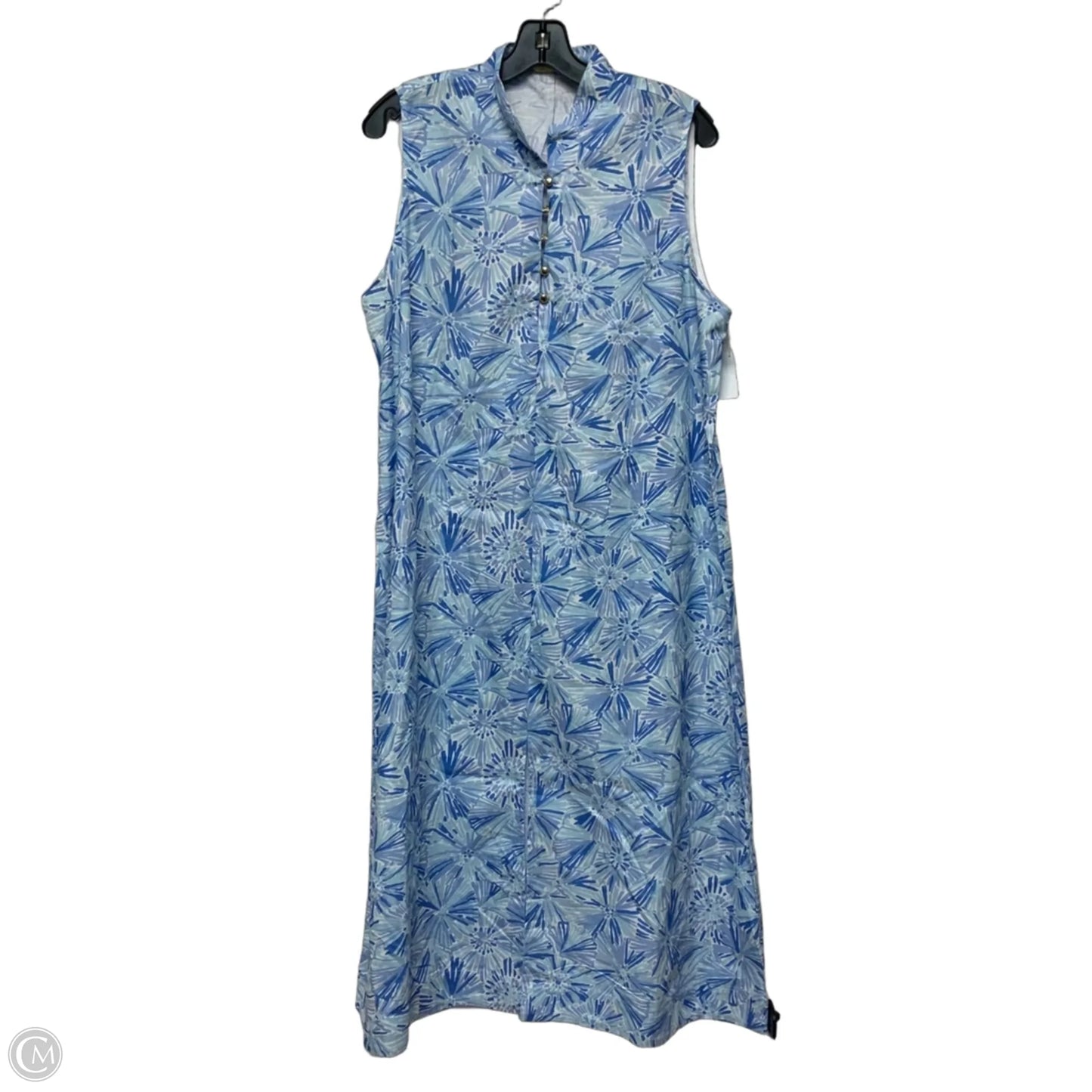 Dress Casual Maxi By Sail To Sable In Blue, Size: L