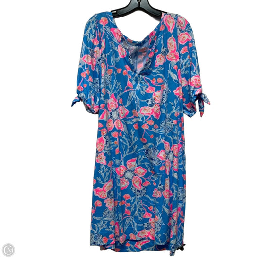 Dress Designer By Lilly Pulitzer In Blue & Pink, Size: Xxl