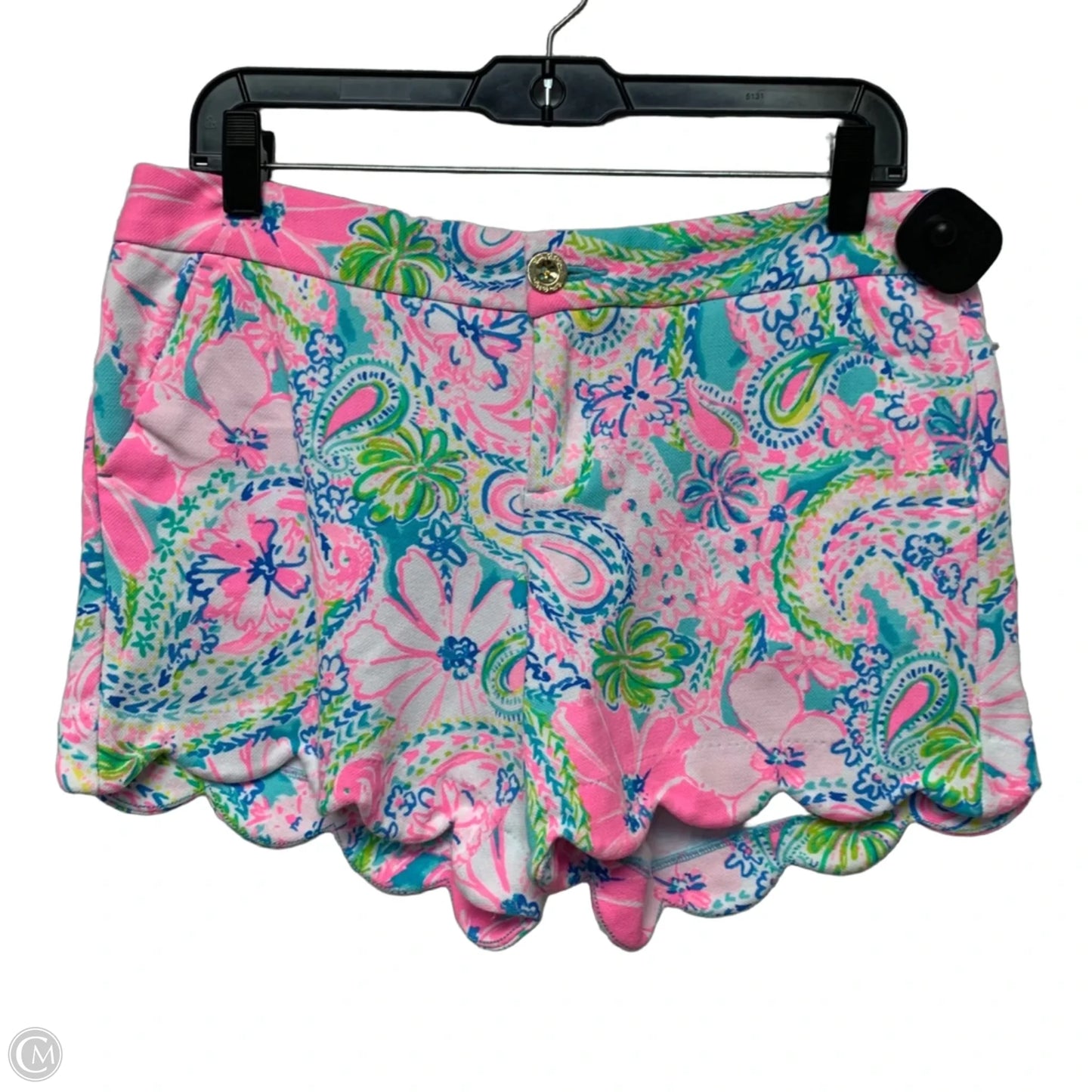 Shorts Designer By Lilly Pulitzer In Blue & Pink, Size: 8
