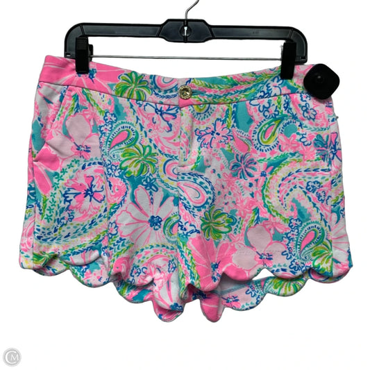Shorts Designer By Lilly Pulitzer In Blue & Pink, Size: 8