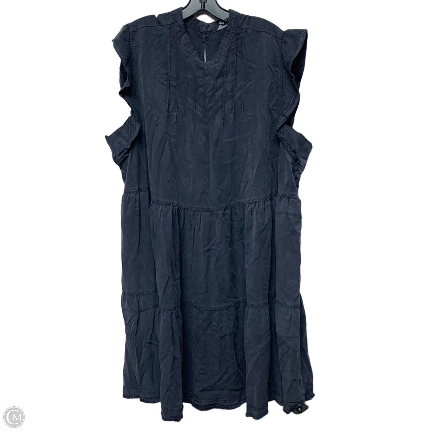 Dress Casual Midi By Terra & Sky In Grey, Size: 3x