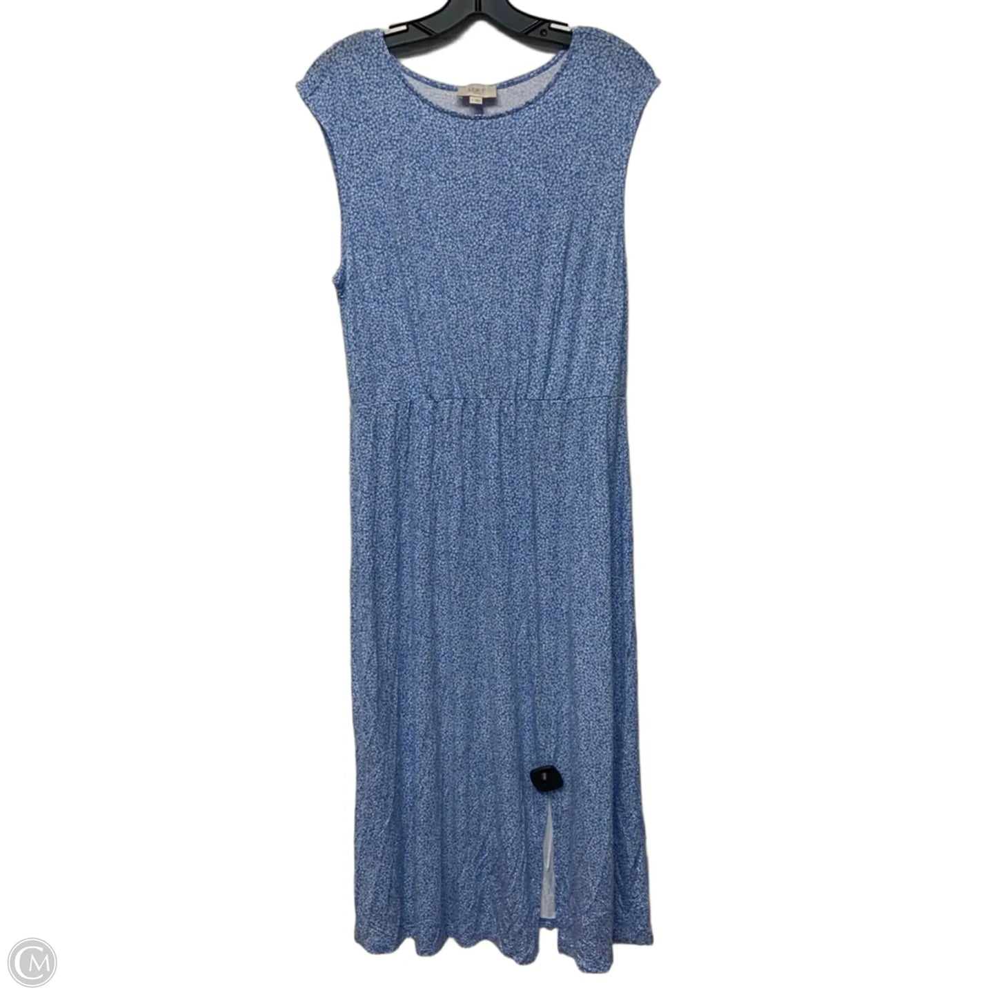 Dress Casual Maxi By Loft In Blue & White, Size: Xl
