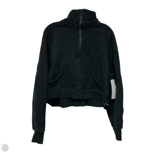 Athletic Jacket By Lululemon In Black, Size: M