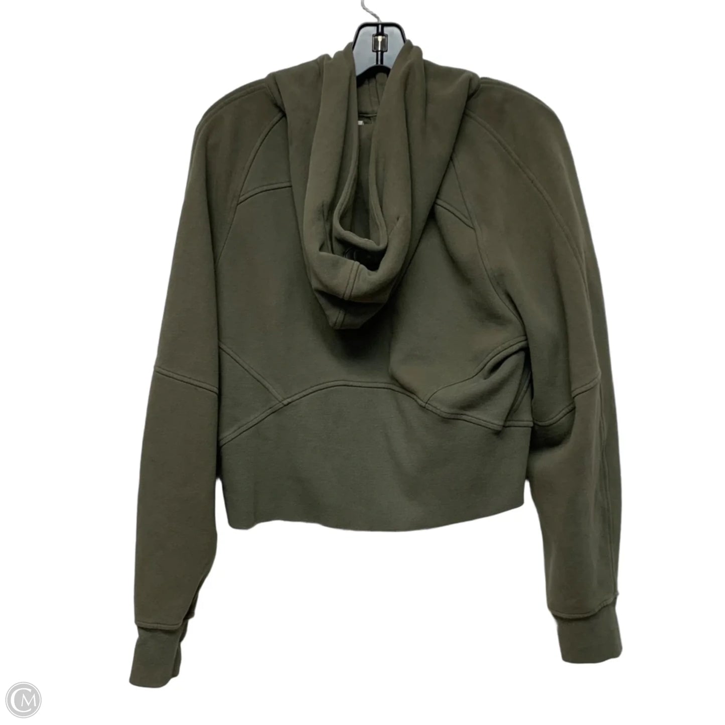 Athletic Jacket By Lululemon In Green, Size: Xs
